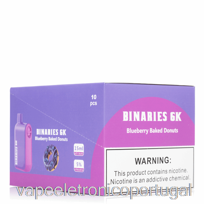 Vape Eletrônico [pacote Com 10] Binários Horizonte 6k 6000 Descartáveis